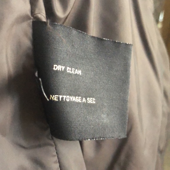 NWT COLE HAAN SZ M CHOCOLATE BROWN ABOVE ANKLE DOWN FILLED VERY WARM COAT - Picture 12 of 12